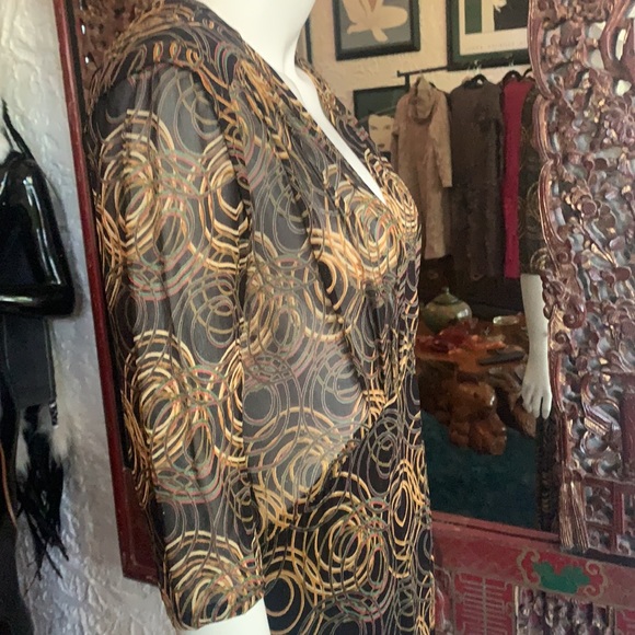 Bohemian dress in vintage print - Picture 5 of 6